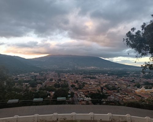 Manchmal sieht die Aussicht dann so aus...