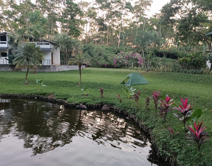 Hotelanlagen sind in Guatemala eingezäunt und sind eine sichere Übernachtungsoption